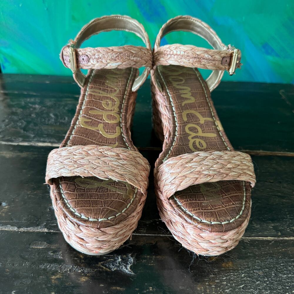Women wedge sandals sam edelman platform sandals size 7